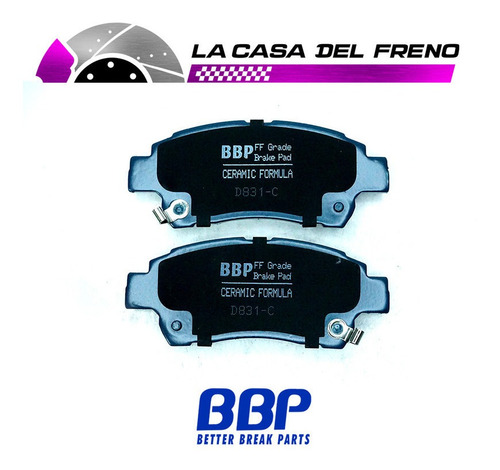 Pastilla De Freno Delantera Toyota Yaris 1.4 2001-2005