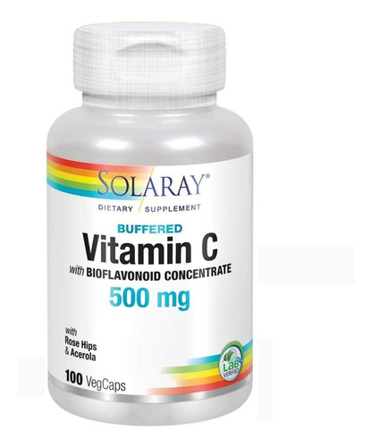 Vitamina C 100 Caps  Veg Solaray - Unidad a $2640