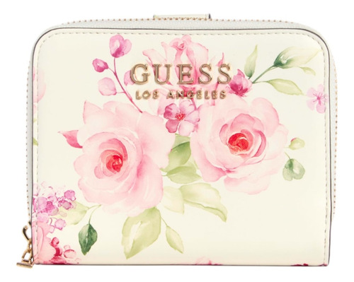 Cartera Guess Factory Pr978750-flr Acabado de los herrajes Níquel Color Blanco Correa de hombro Blanco Diseño de la tela Lisa