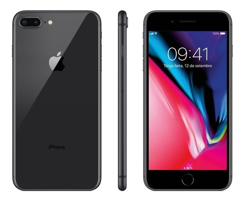 iPhone 8 Plus 64gb Cinza Espacial Vitrine Em 12x S/juros 