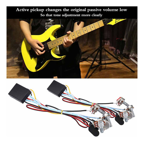Pastilla De Circuito Guitarra Bajo 2 Bandas Active Eq Equali