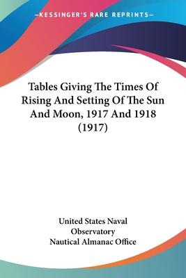 Libro Tables Giving The Times Of Rising And Setting Of Th...