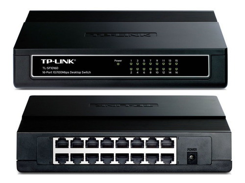 Imagen 3 de 3 de Switch 16 Puertos Tplink 10/100 Mbps Tl-sf1016d