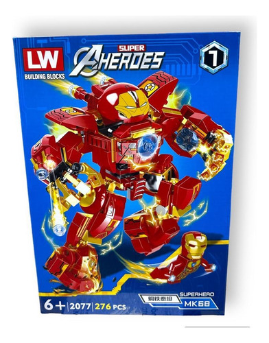 Building Iron Man Avengers Bloques Armables Construccion