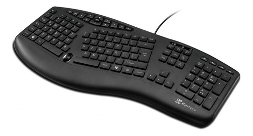 Teclado Ergonomico Scroll Español Klip Diginet