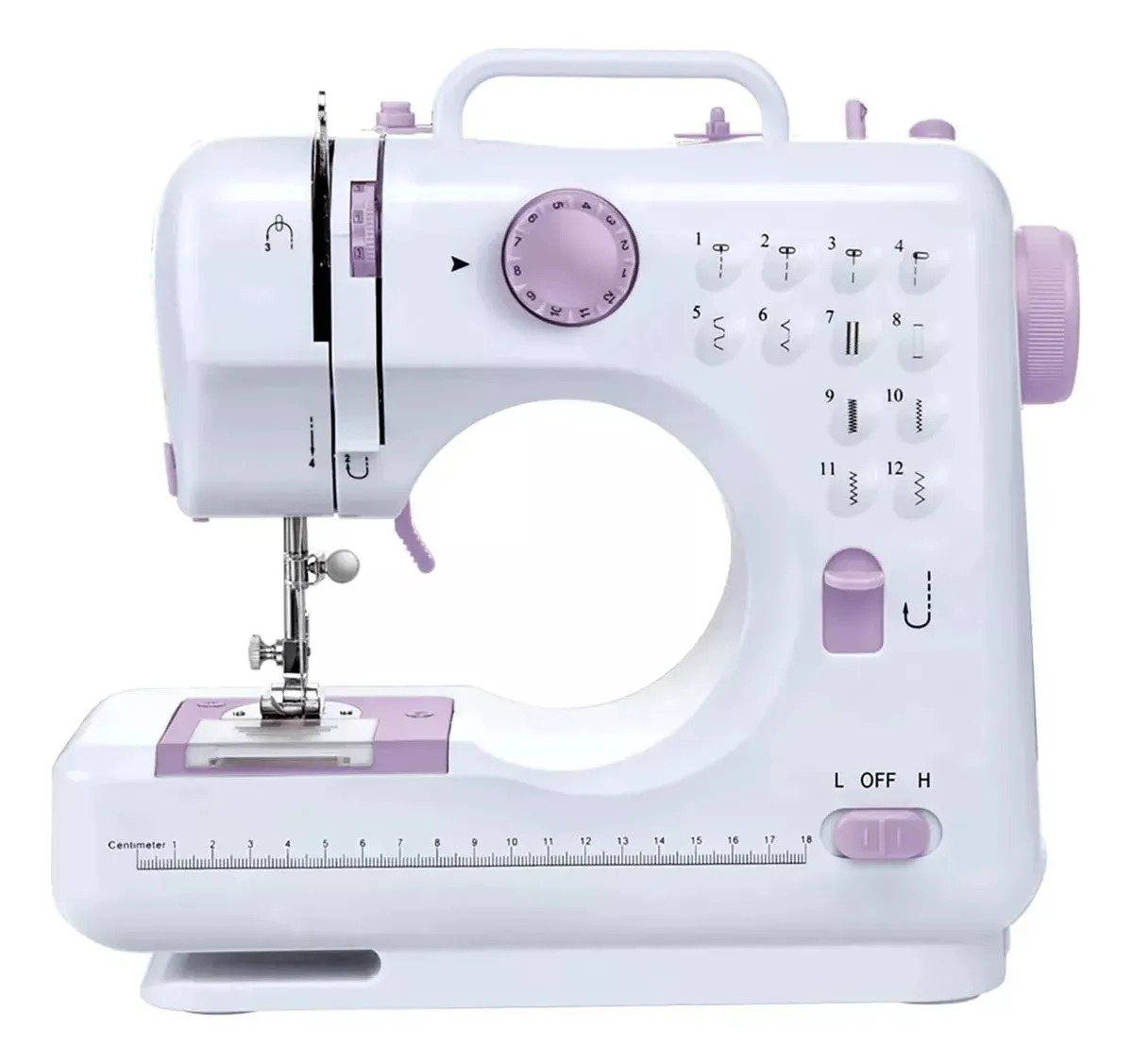 Máquina De Costura 12 Pontos Elétrica Portátil Bivolt