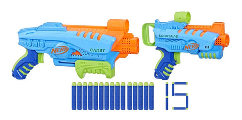 Lanzador Nerf Elite Jr Kit De Inicio