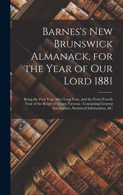 Libro Barnes's New Brunswick Almanack, For The Year Of Ou...