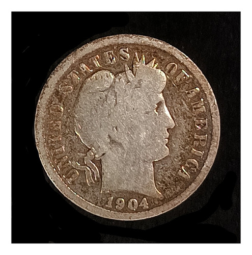 Estados Unidos 10 Cents 1904 Bueno Plata Km 113