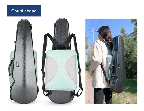 Funda Universal De Fibra De Carbono Para Violín Y Partitura
