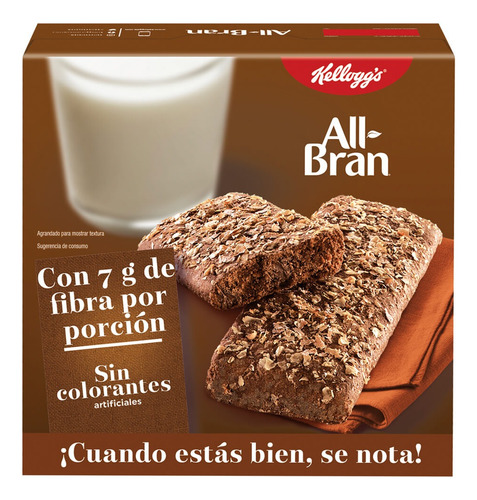 Barras De Cereal Con Chocolate All Bran Kellogg´s 240 G