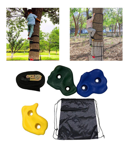 3 Uds. Soportes Para Trepar Árboles Para Niños, De Agarre