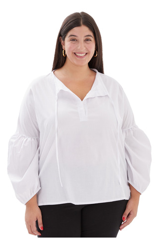 Blusa Camisa Mujer Tunica Suelta Apto Embarazada Grande 