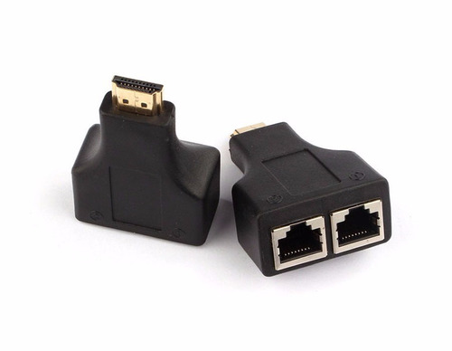 Utilize 2 Cabos Rede Extensão Hdmi Transmissão Altadefinição