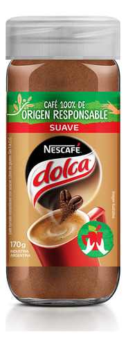 Café Instantáneo Nescafé® Dolca® Suave - Frasco X 170gr