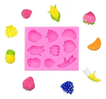 Comprar Molde Silicona Frutas Para Porcelana Fria, Fondant, Resina