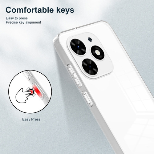 Funda Tpu + Pc Para Tecno Spark 20 Pro+ Para Tecno Spark Go