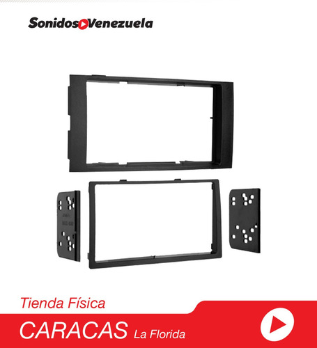 Adaptador De Reproductor 2 Din Para Vw Touareg 2004 - 2010