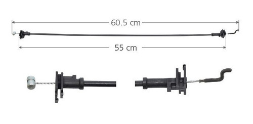 Chicote Cerradura Cv Astra 00-05  4 Puertas 60.5 Cm Delanter