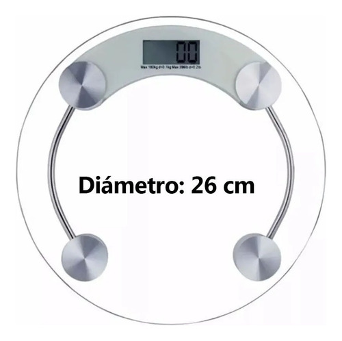 Báscula Digital De Baño 150kg - Vidrio Templado