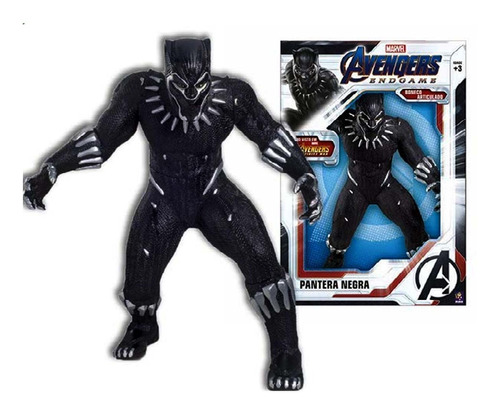 Muñeco Figura Articulada Pantera Negra 50cm Avengers 