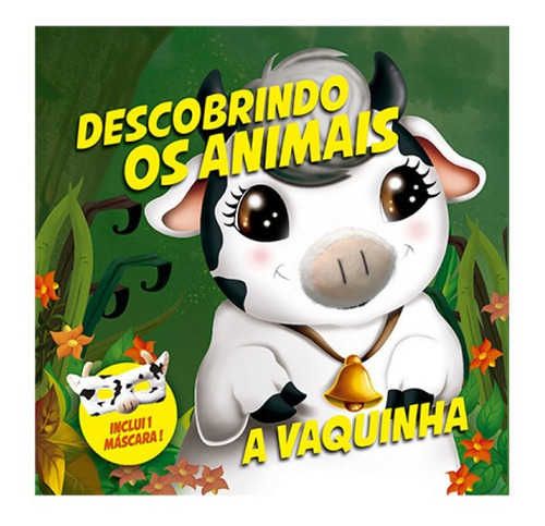 Kit Livro E Máscara De Pelúcia Descobrindo Os Animais