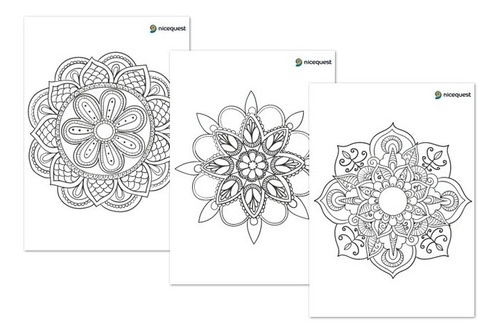 Imagen 5 de 6 de Juegos De Mesa Mandalas Hojas Trabajo Infantiles Imprimible