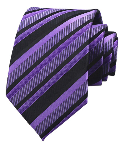 Secdtie Corbata Clásica De Seda Tejida Jacquard A Rayas Pa.