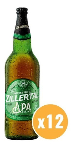 Cerveza Zillertal Apa 970 Ml X12 - Envases Incluidos