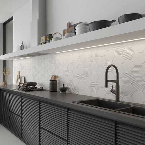 Arg Porcelanato Hex. Gallery 14*16 (albar-taupe-dark-grey)