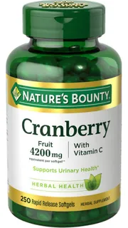 Arándano  4200mg 250 Cápsulas De Gel Nature's Bounty