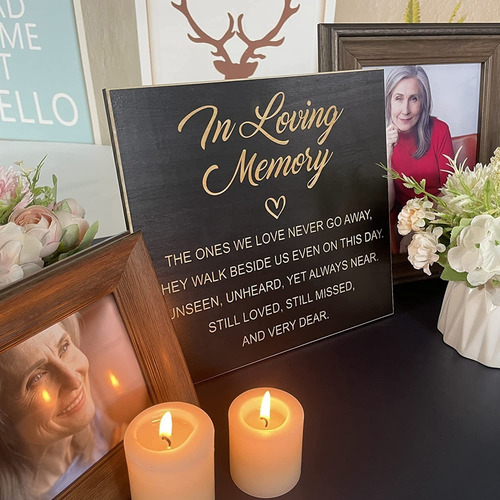 In Loving Memory Sign Regalo De Simpatía Por Pérdida ...