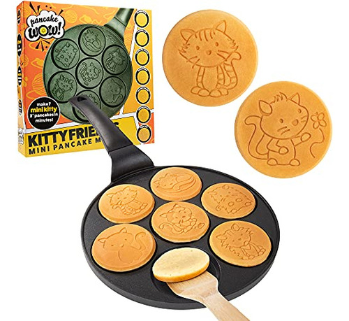 Kitty Friends Mini Pancake Pan - Haz 7 Diseños Únicos...