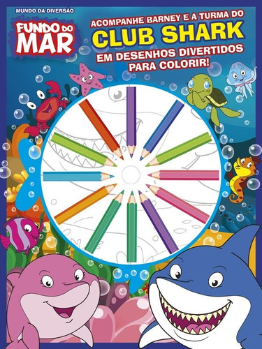 Fundo do Mar Mundo da Diversão - Club Shark, de  On Line a. Editora IBC - Instituto Brasileiro de Cultura Ltda, capa mole em português, 2020