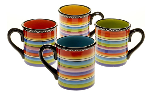 Taza Tequila Sunrise Con Certificado Internacional, 15 Onzas