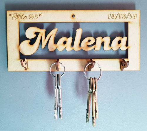 30 Porta Llaves Personalizados Cuadros Souvenirs Fibrofacil