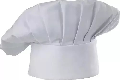 Gorro Para Chef O Cocina Sombrero Desechable 23cm 