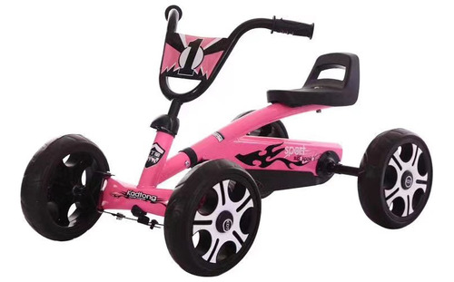 Auto Go Kart A Pedal Con Freno Para Niño Y Niña Bebesit