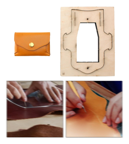 Modelo De Carteira De Couro Moldes De Corte De Couro