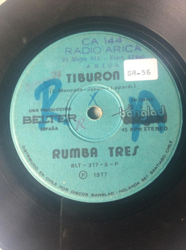 Vinilo Rumba Tres Tiburon-la Pulguita