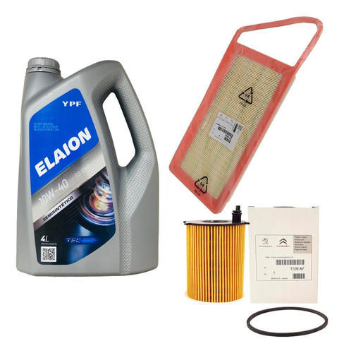 Combo Filtros Originales Aceite 4 Litros Peugeot 207 1.4 Hdi