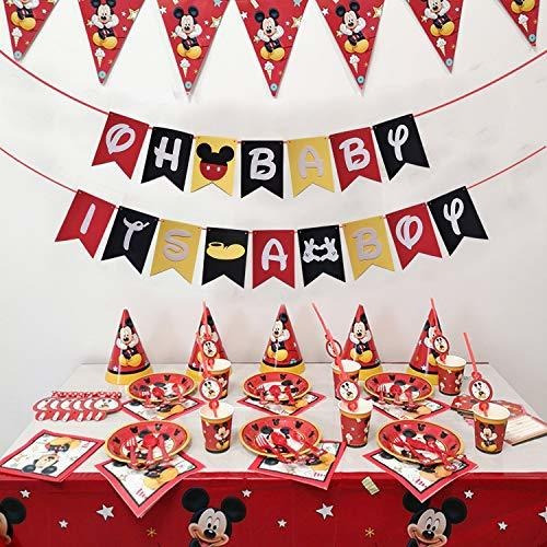 Mickey Mouse Baby Shower Decoraciones Para Niño, Mickey Mous