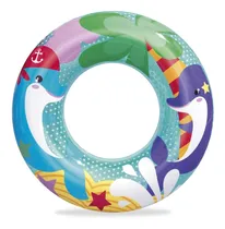 Comprar 4 Unidades Salvavidas Anillo Animalitos Acuáticos 51cm 