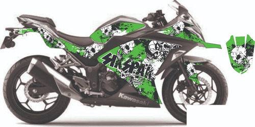 Calcos Kawasaki Ninja 300 Kit Personalizado