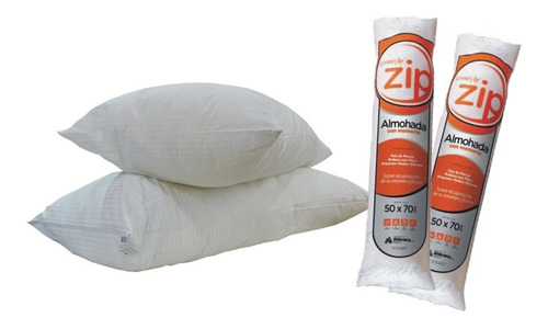 Imagen 3 de 4 de Combox2 Almohadas Zip Inteligente -50x90cm- De Fabrica!!