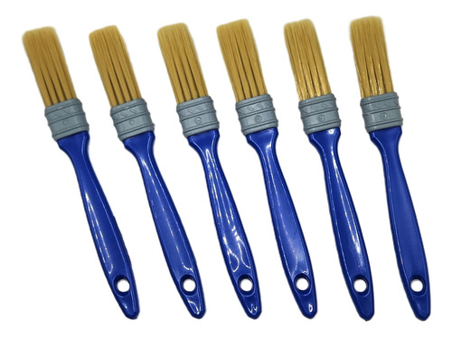 Pincel Para Tinta 3/4 (ideal Para Stain E Verniz) Kit 6 Pçs