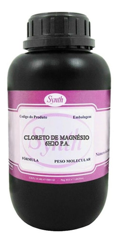 Cloreto De Magnésio Pa Synth 1 Kg Com Laudo E Nota