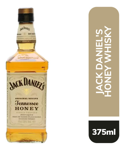 Whisky Jack Daniels Honey Mel Garrafa 375ml Original Vidro