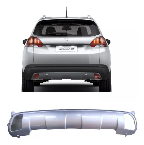 Moldura Inferior Parachoque Traseiro Peugeot 2008 2015 A 22