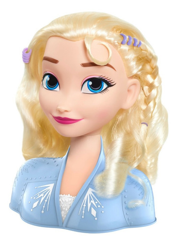 Juguete Muñeca De Frozen Cabeza Para Peinar Elsa Xtreme C